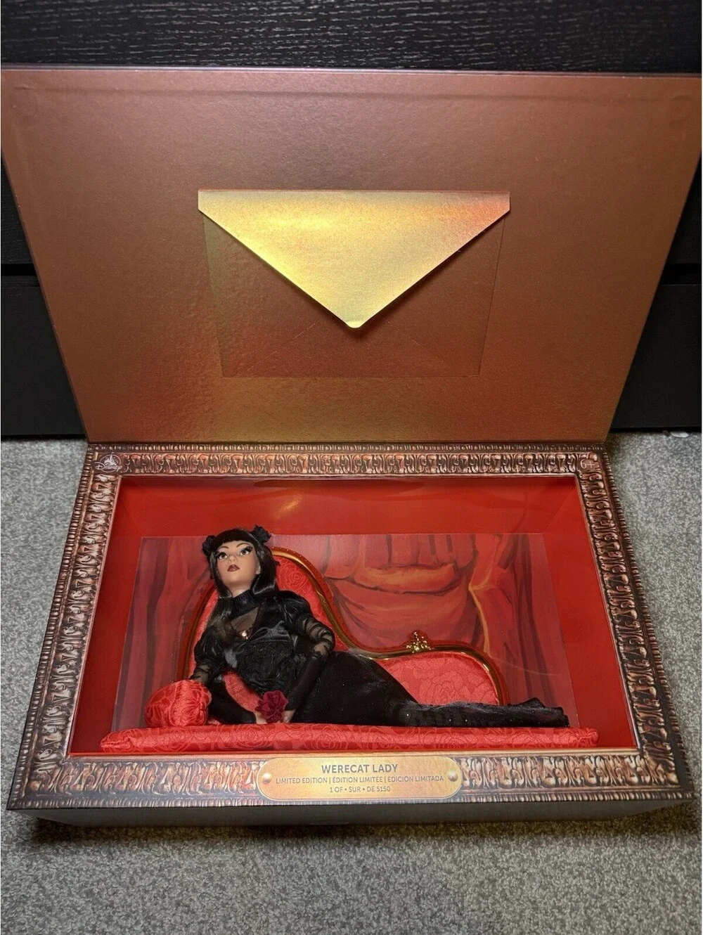 Disney Haunted Mansion Werecat Lady Doll Limited Edition (Actual) Doll 17” w/COA